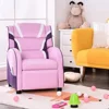Kids Recliner Sofa, Children Leather Armchair Couch w/Footrest, Headrest, Gaming Reclining Chair for Living Room Nursery 1