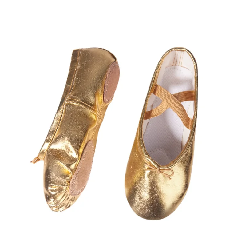 

Kids PU Leather Ballet Shoes Girls Soft Sole Dance Slippers Professional Children Ballet Slippers Toddler Dance Shoes