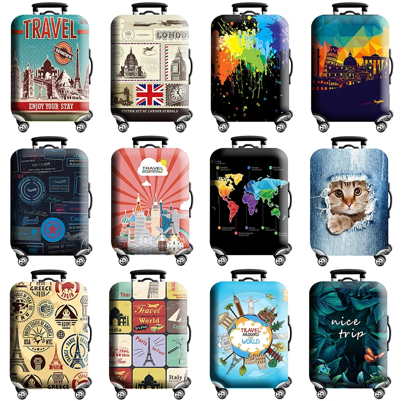 Thick Elastic Luggage Protective Cover For 18-32 inch Bag