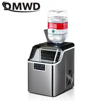 30KG Commercial Intelligent Ice making machine Thickness adjustable Household Ice cube Maker Automatic water inlet Cleaning 8.2L 1