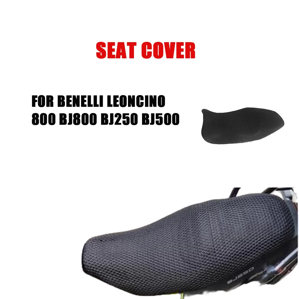 For Benelli Leoncino 800 BJ800 BJ250 BJ500 Motorcycle Accessories Seat Cushion Cover Anti-Slip Mesh Fabric Protector