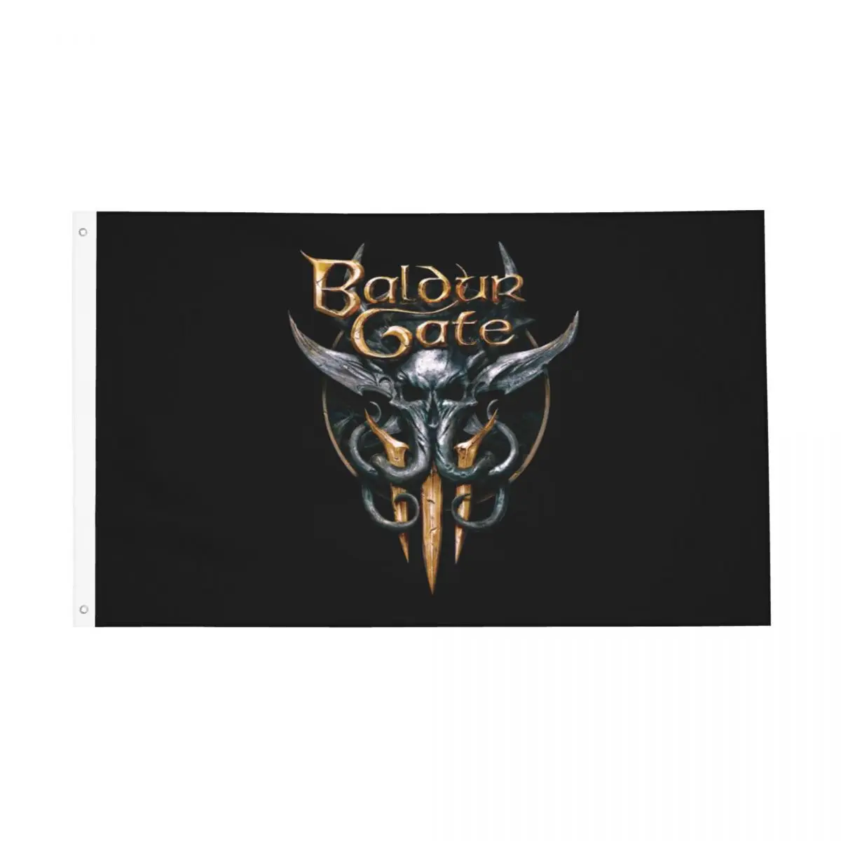 Baldur'S Gate Logo Flag Double Sided Indoor Outdoor Banner Astarion Game 2 Grommets Hanging Decoration 3X5 Ft