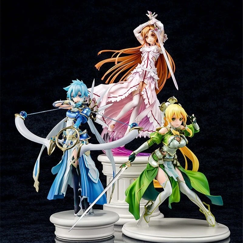 

100% Genuine Knead GENCO Sword Art Online Alice Chapter Thirty Sinon Leafa Asada Shino Alicization Collection Anime Model Gift