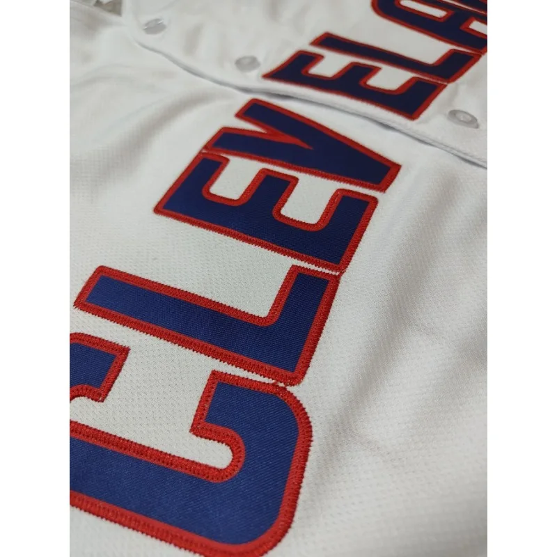 New Arrivals Men's Baseball Uniform VAUGHN No 99 Embroidered Classical Design Short Sleeve Casual Button Shirt Baseball Jersey 5