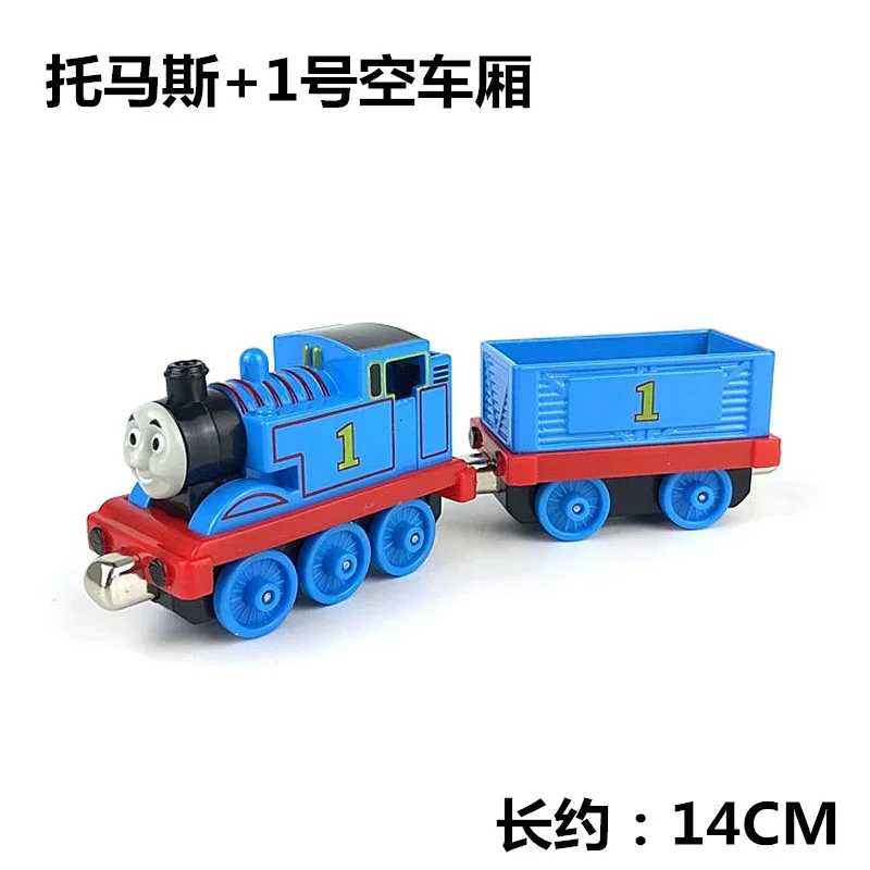 Alloy Thomas and Friends Train Track Set James Duke Petcy Henry Trains Carriage1:43 Magnetic Educational Kid BoyToy for Children images - 6