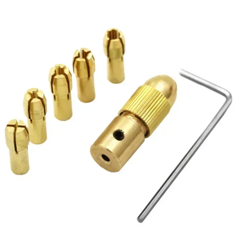 

3/7pcs/set 2.0/2.35/3.17mm Brass for Dremel Collet Mini Drill Chucks for Electric Motor Shaft Drill Bit Tool Drill Chuck Adapter