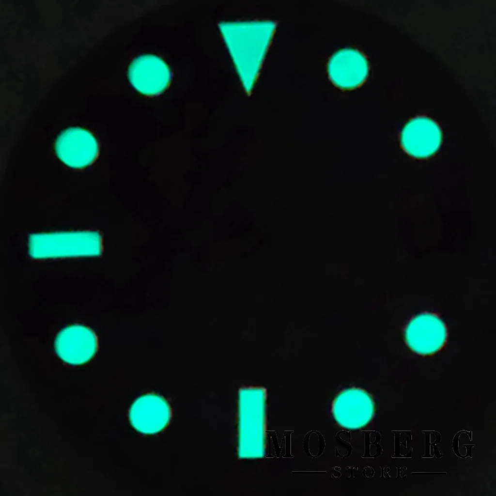 Luminous Multi-Color Watch Dial with Date Window - 28.5mm