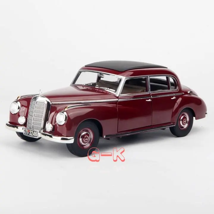 

NOREV 1/18 For Mercedes Benz 300 1955 Wine Red Alloy Full Open Car Model