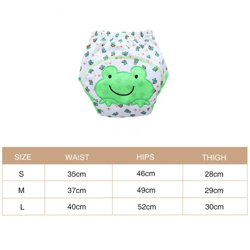 Baby Training Pants Cloth Diapers 5PC Unisex Baby Potty Training Pants Boys Girls Underwear Reusable Cloth Diapers