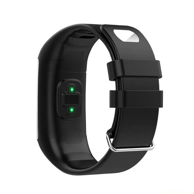 Durable Silicone Smart Watch Band - Soft Wrist Strap Replacement