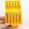 10 pieces carbide file set, carbide tungsten steel double-edge rotary file milling head, woodworking grinding and engraving 2