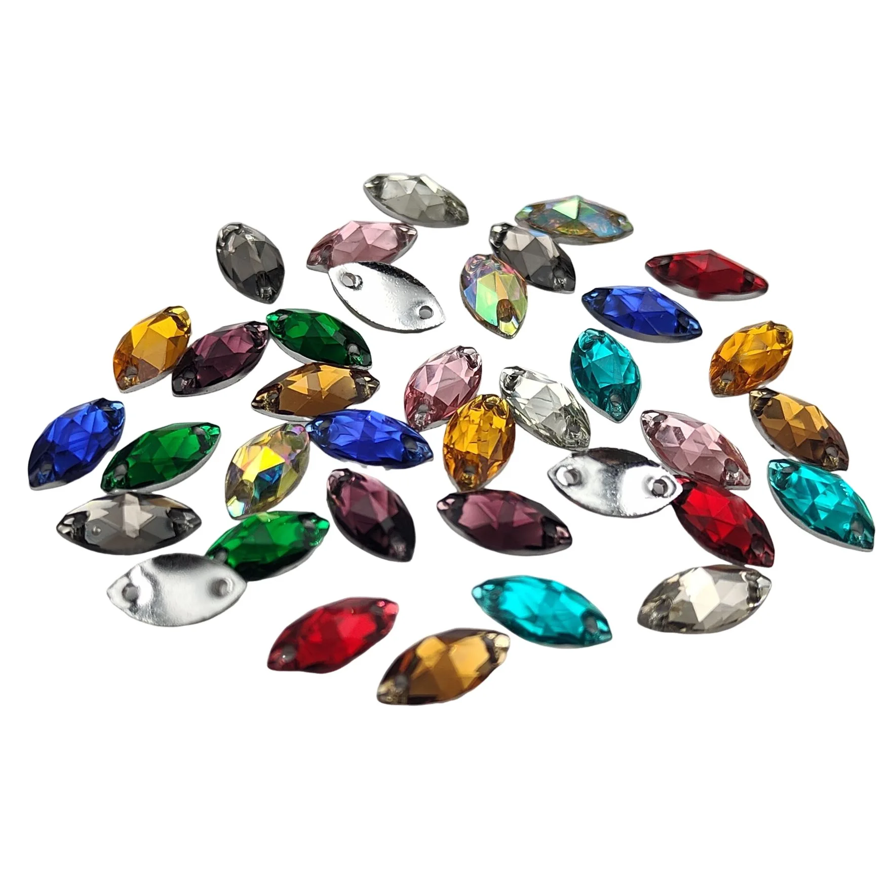 Sew On Resin Rhinestone Beads For Clothing Garment Wedding Dress