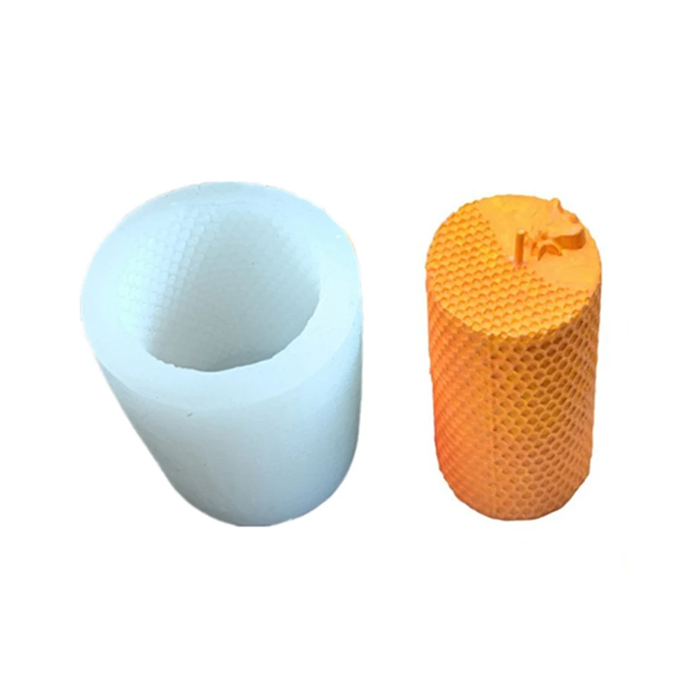 3D Bee Honeycomb Silicone Candle Molds Beehive Forms for Homemade