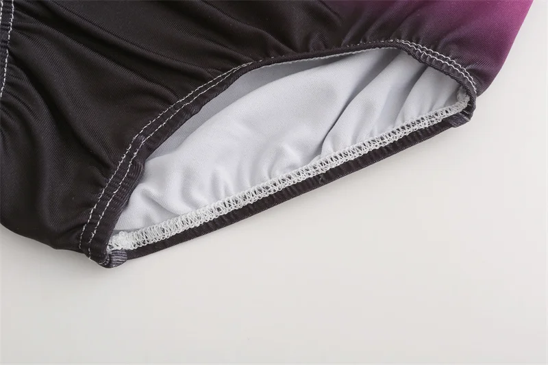 Ärmelloses Ballett-Trikot für Mädchen mit Farbverlauf und fächerförmigem Strass-Design, Kinder-Tanzkleidung, geeignet für tägliches Training, Prüfungen, Auftritte – Detail 7