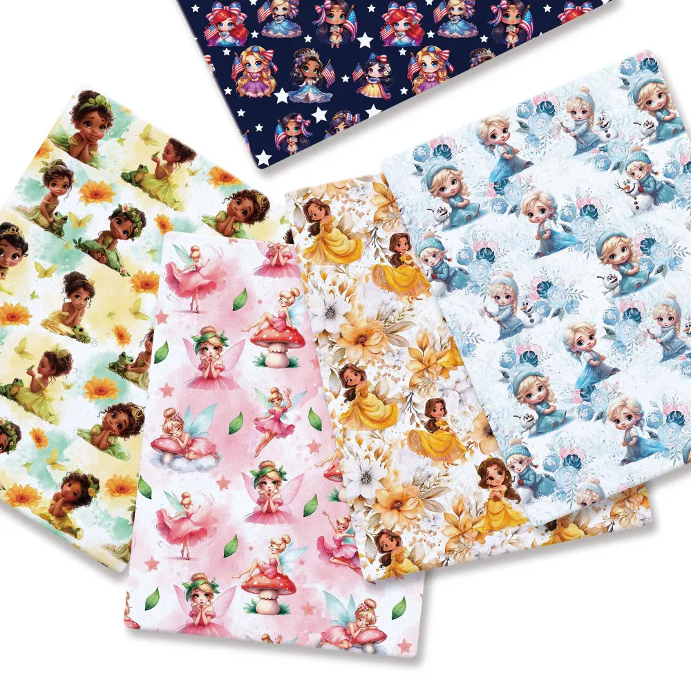 Tissus Fantaisie Imprimés : Princesses, Fées & Chibis Uniques
