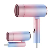 Nouveau Mini sèche-cheveux haute puissance, Ion lumière bleue, séchage rapide, silencieux, marteau de sécurité pliable, pratique 3