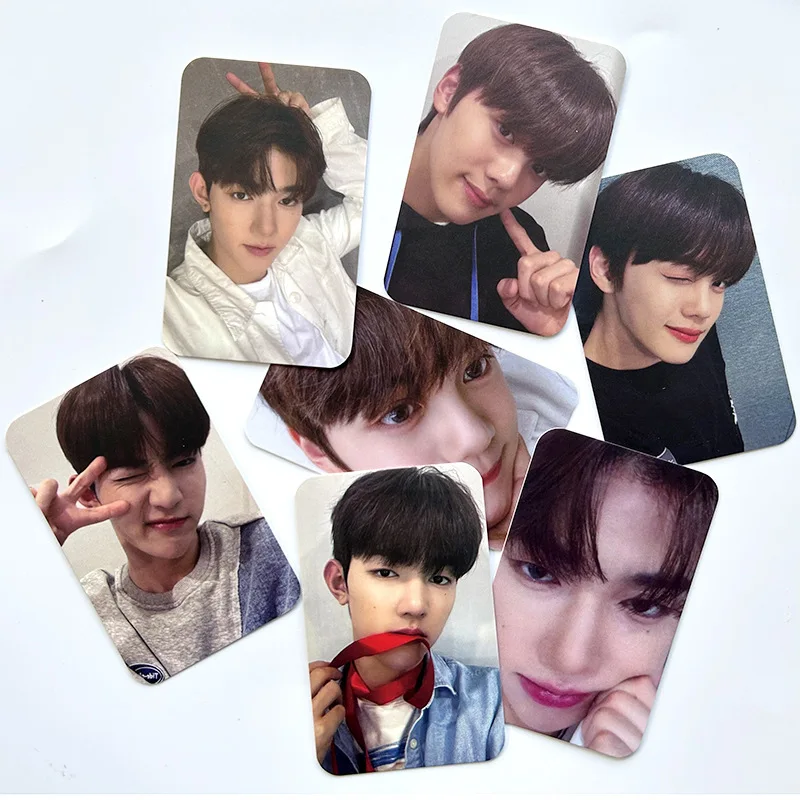 

6pcs/set Kpop ZB1 YOUTH IN THE SHADE Album Card Jang-ho Sung Han-bin Member's Personal Card Printed Card Printed Photo Fan Gift