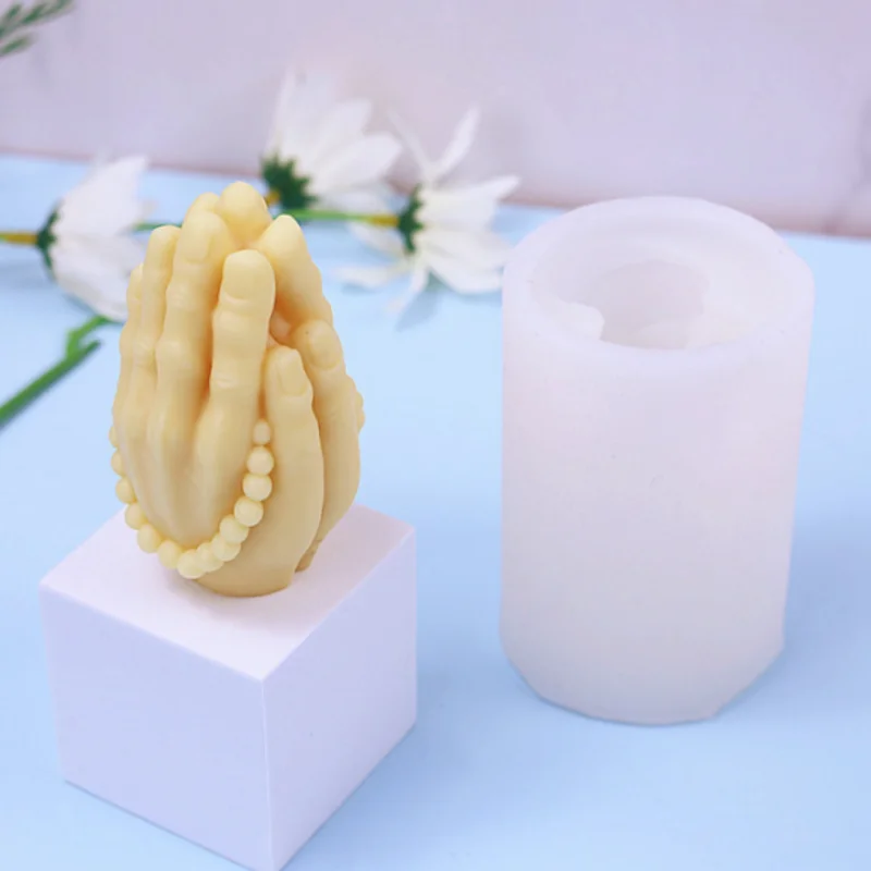Prayer Hand Candle Mold 4