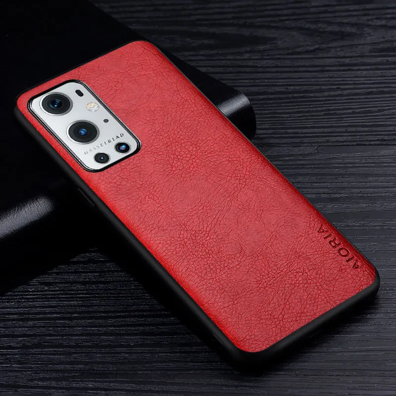 Luxury Business Retro Litchi Pattern Leather Phone Case