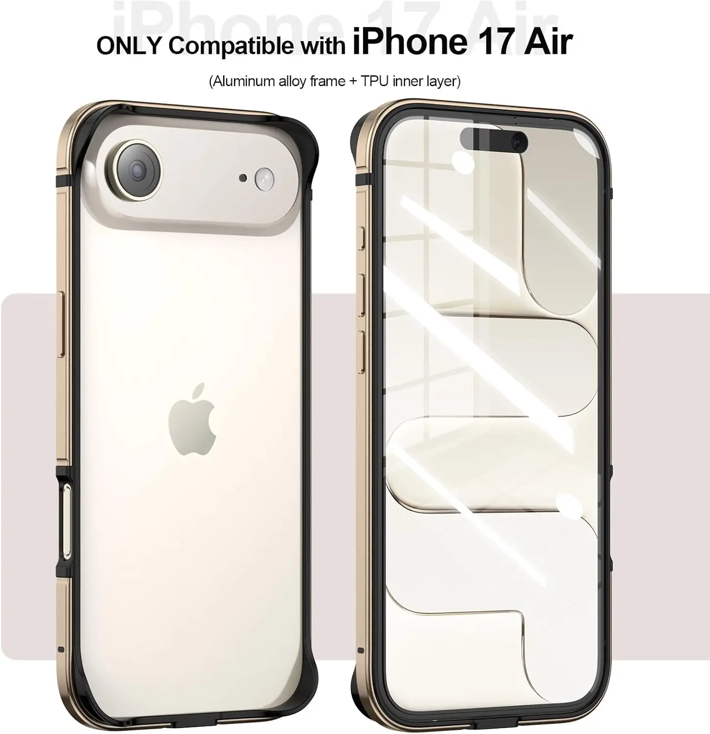Cosmic Orange Aluminum Frame Bumper Case - Premium Phone Accessory