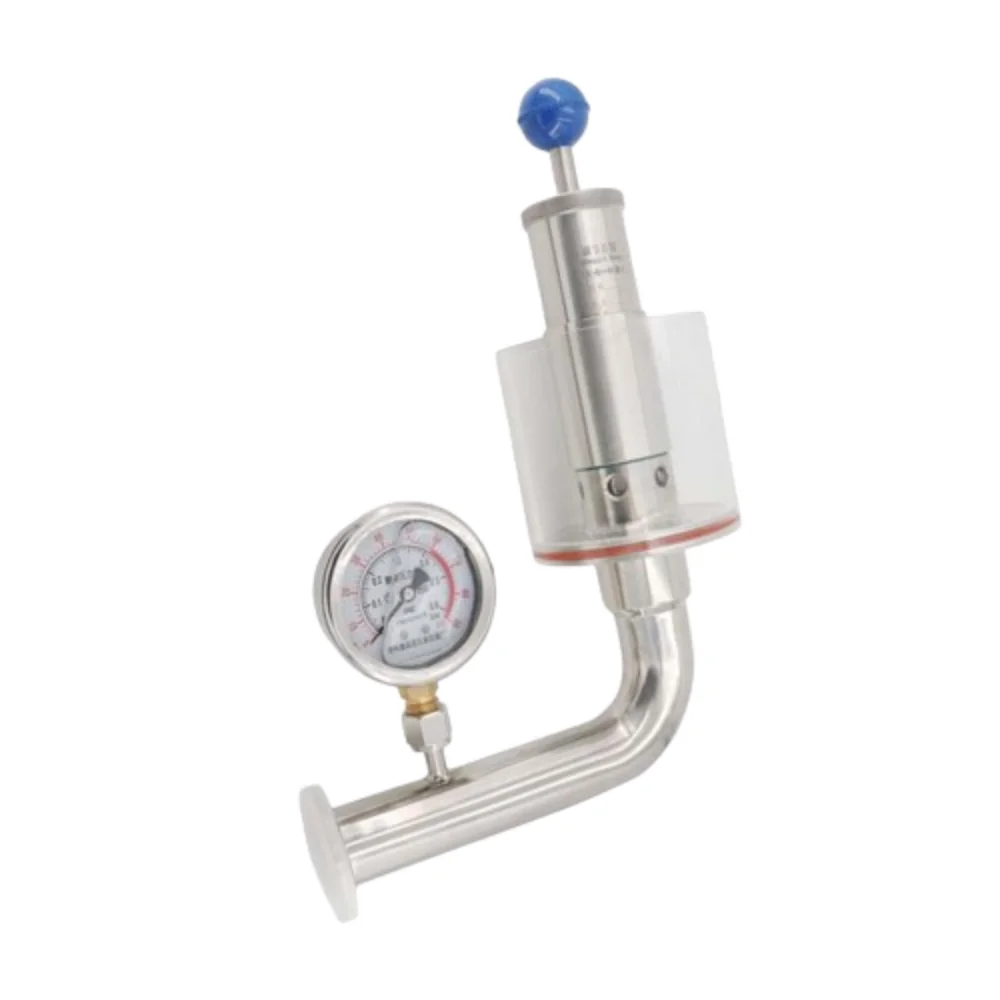 &Phi;32mm OD50.5mm Tri-Clamp Safety Automatic Exhaust Valve/Air Release Valve 0.2-3.0 Bar For Distillation Of Home brewed beer
