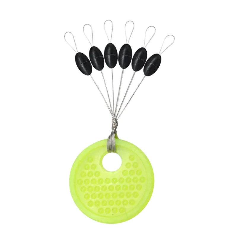 10pcs Rubber Silicon Space Bean Weight Stoppers Oval Stopper Fishing Float Carp Fishing Bait Fish Float Tools Fishing Gear