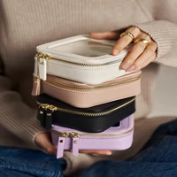 Travel Toiletries Bag Women Transparent Makeup Bags Cosmetic Bags with Zipper Waterproof Wash Bag Large Makeup Bag for Women 2