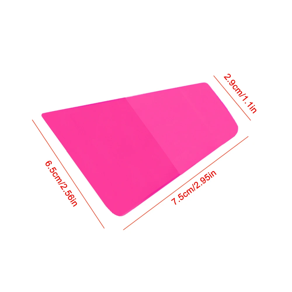 PPF Schaber Grün Rosa Rakel Carbon Faser Vinyl Wrapping TPU Gummi Rakel Auto Film Aufkleber Detaillierung Fenster Tönung Werkzeug T21 – Detail 11