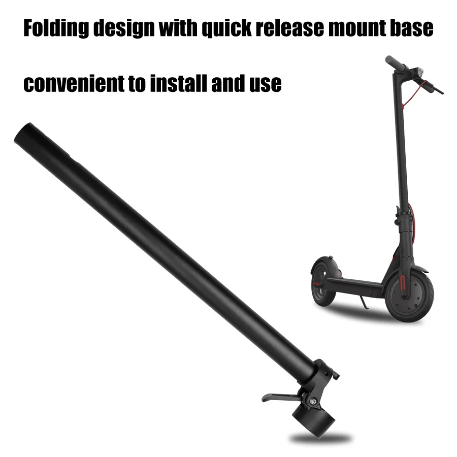 OEM Folding Pole Replacement for Xiaomi m365 Pro Electric Scooter Including  Silicone Plug, Folding Slot Latch