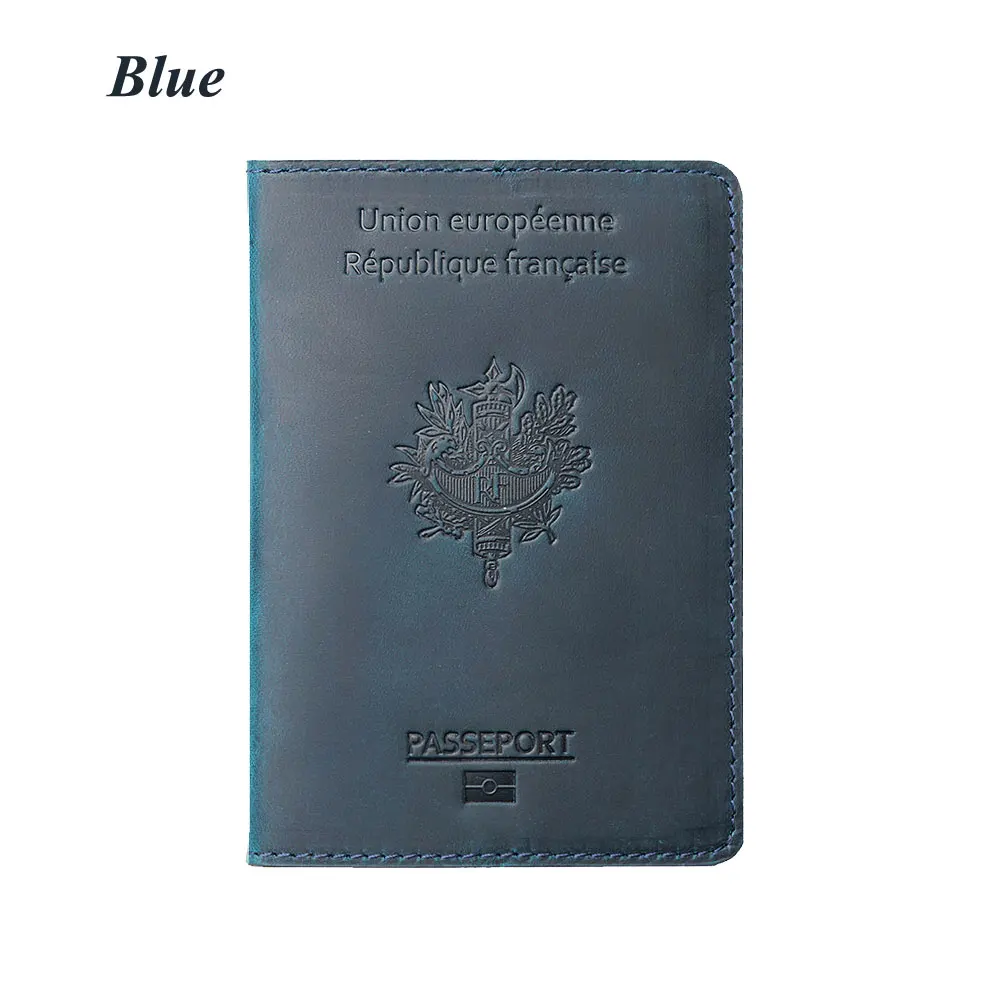 Personalized Genuine Leather Passport Cover and Travel Wallet