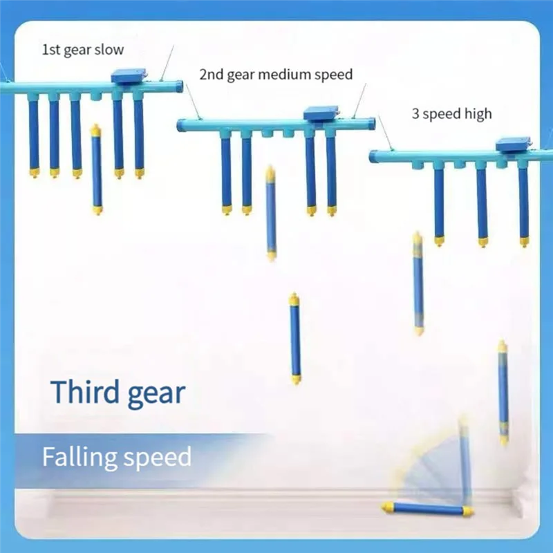 Falling Sticks Game Toy Eye Hand Fast Exercise Training Reaction Ability Force Props Kid Education Training Puzzle Toy 5