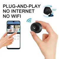 Micro enregistreur vidéo Mini caméra conception sans fil détection de mouvement caméra de conversation bidirectionnelle système d'alarme de Vision nocturne caméra sans fil 4