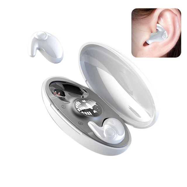Invisível sono fone de ouvido sem fio Bluetooth 5.3 escondido Earbuds leve  ruído impermeável toque controle auscultadores - AliExpress