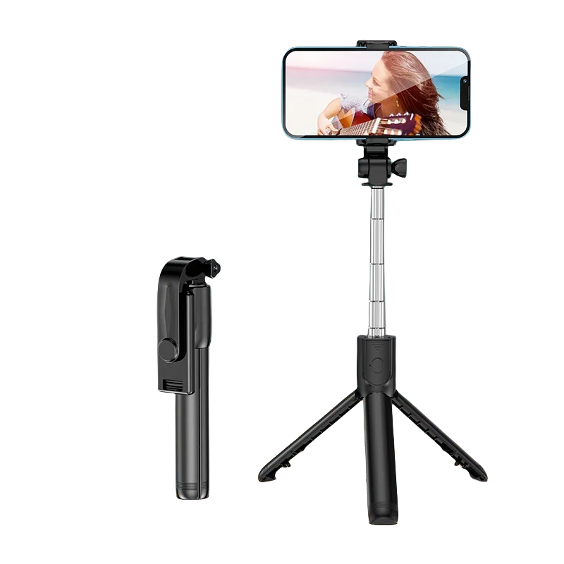 Cell Phone Selfie Stick Tripod Blue-tooth Remote Wireless Selfi Stick Phone Holder Stand with Beauty Fill Light for