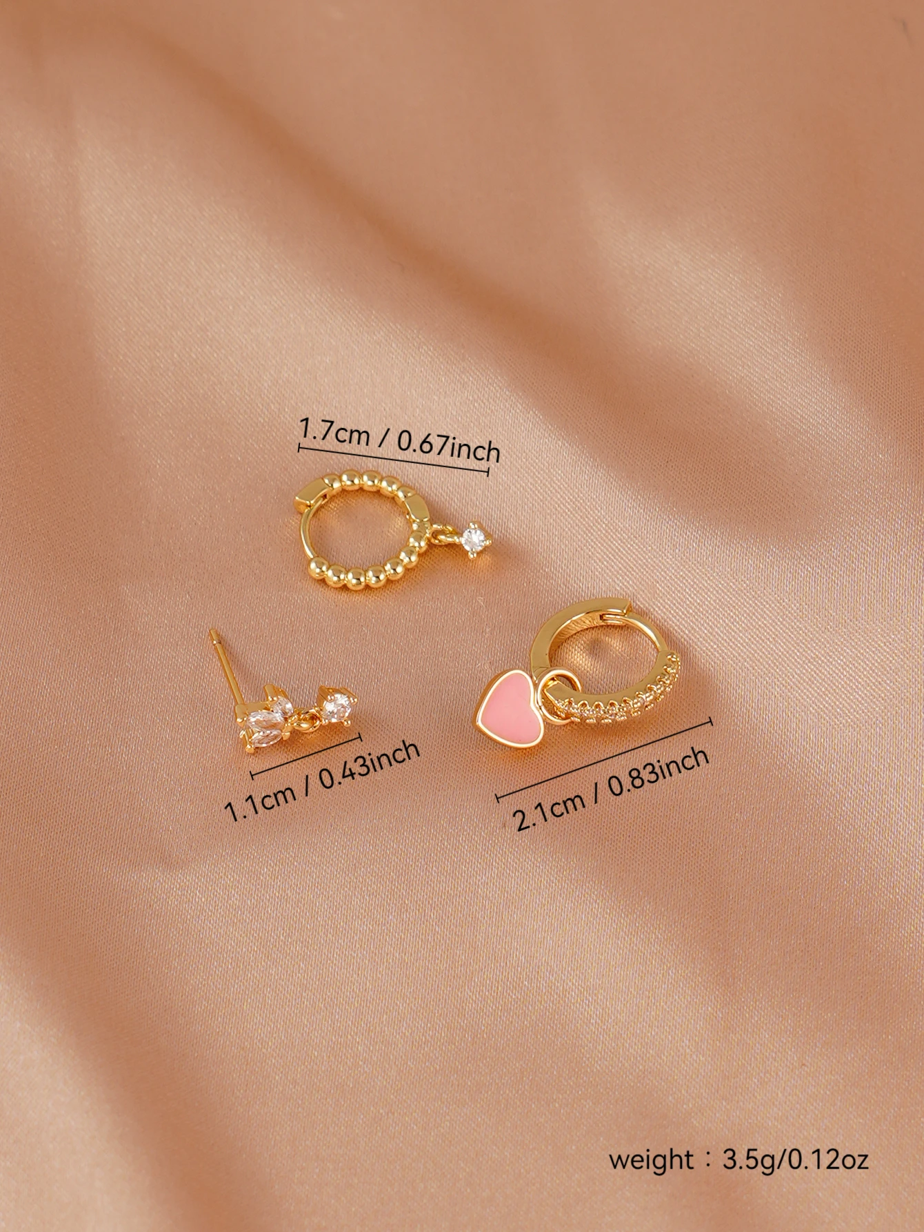 Elegant Women Cube Zirconia Earrings Copper Compatibility: Womens fashion