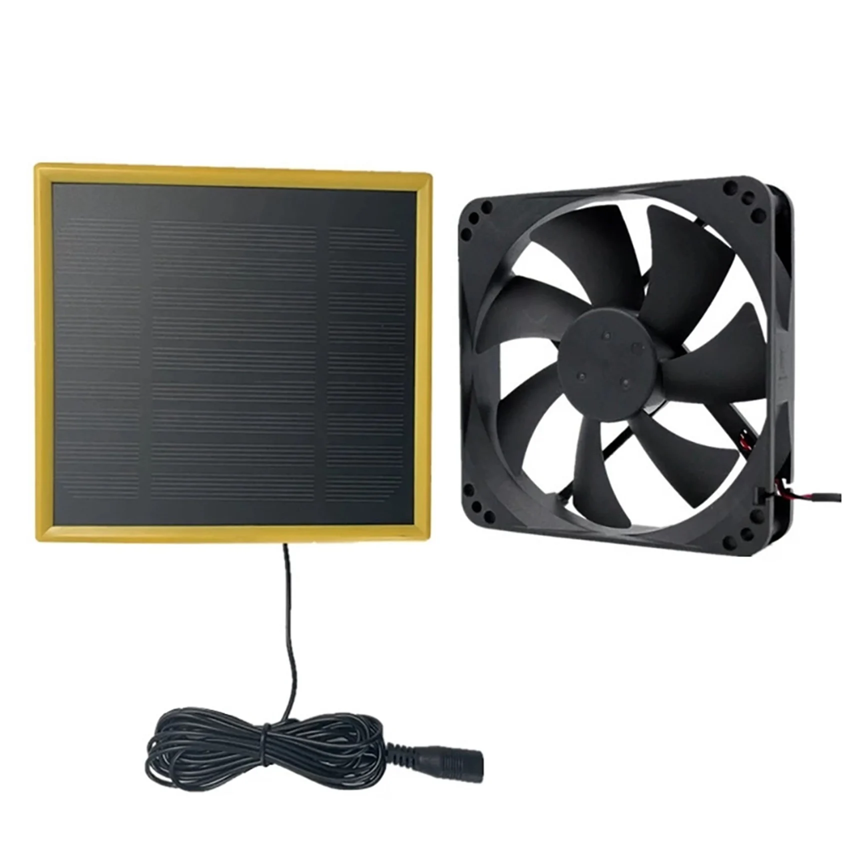 Extractor de aire Solar de 12V y 5W, miniventilador de 5,6 pulgadas