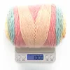 1pc 100g Cake Yarn Rainbow Cotton Yarn Segment Dyeing 5 Strands of Milk Cotton Yarn DIY Hand Knitted 6