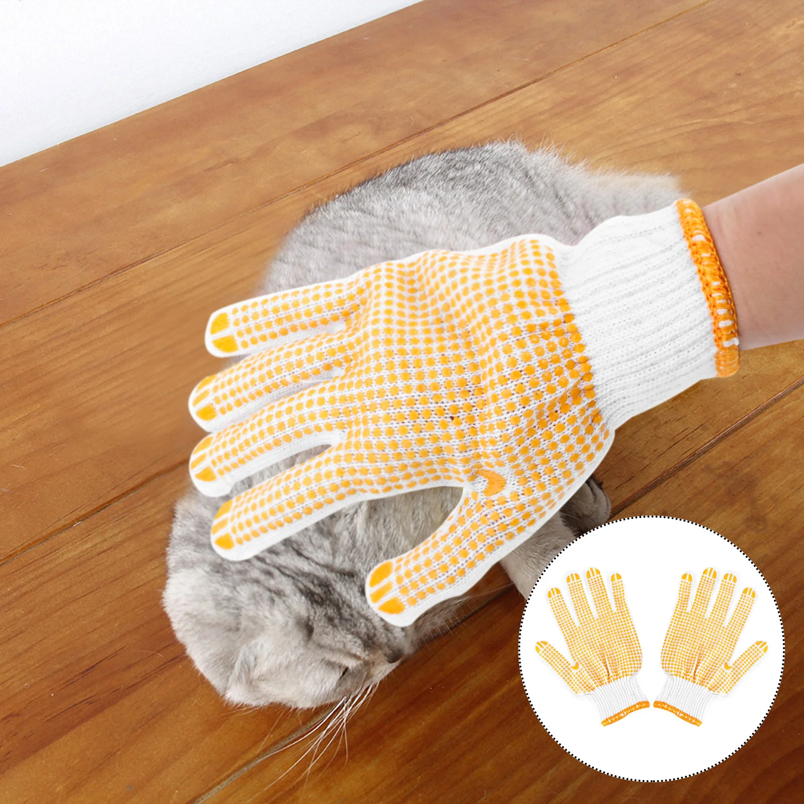 

Cat Hair Brush Anti Pet Bite Glove Squirrel Animals Handling Protection Gloves Work