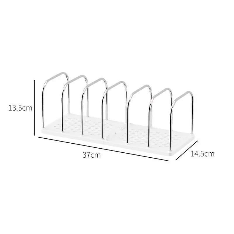 Scaffale da Scrivania con Base Antiscivolo, Organizzatore Moderno e Minimalista per Ufficio, Mensola Portaoggetti per Tavolo da Studio