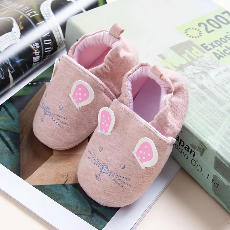 0-18M Cartoon Socks Shoes For Newborns Soft Soled Children's Floor Sports Shoes Walking Shoes