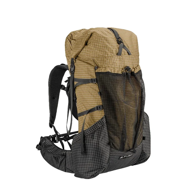FLAME'S CREED  Backpack Ultralight Frame YUE 45+10L Outdoor Hiking Camping  Lightweight Travel Trekking Rucksack Men Woman