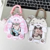 pvc card sleeve 3-inch storage cover document protective cover decorative pendant 3