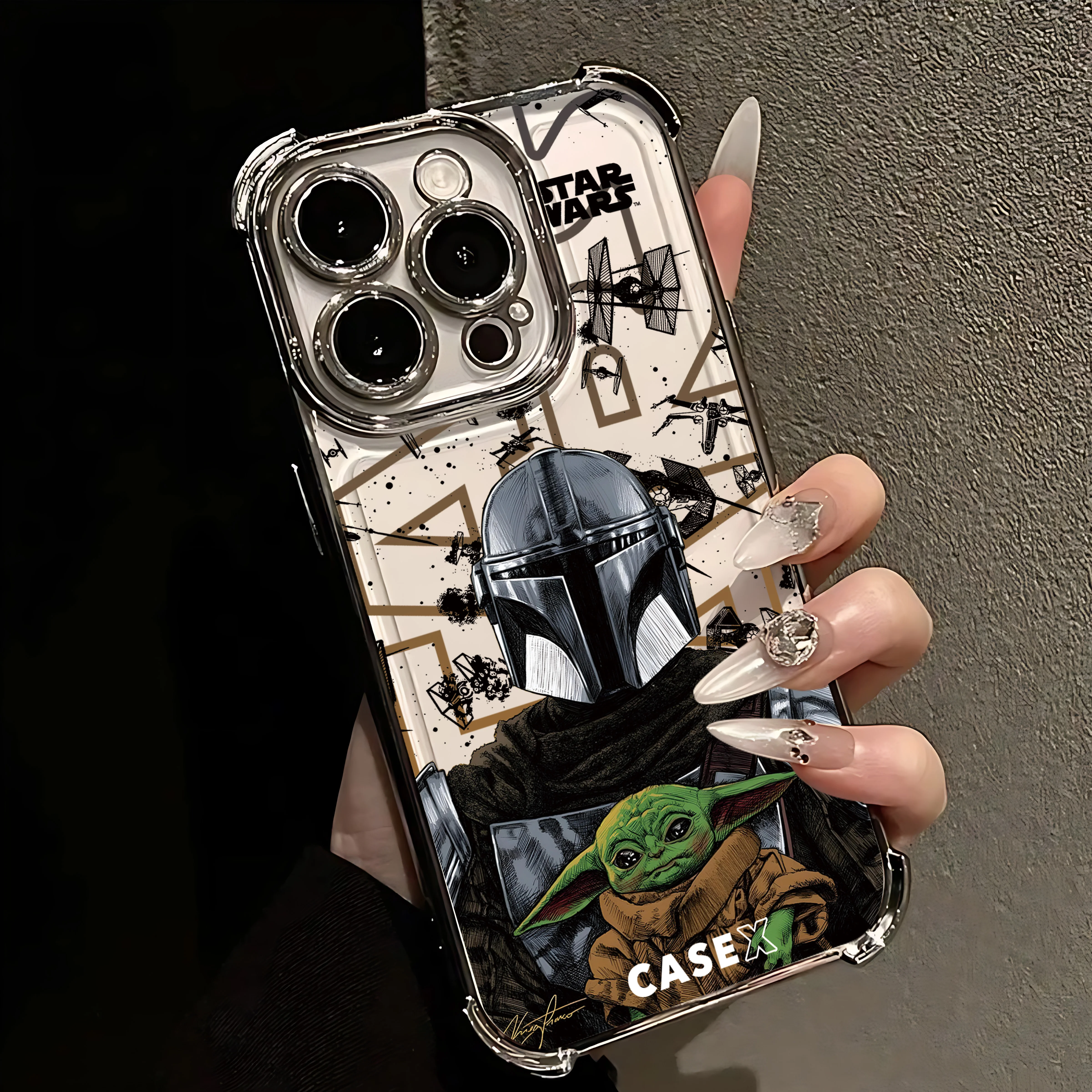 Galactic Shield Anti-Fall Phone Case - Cool S-Stars War Design