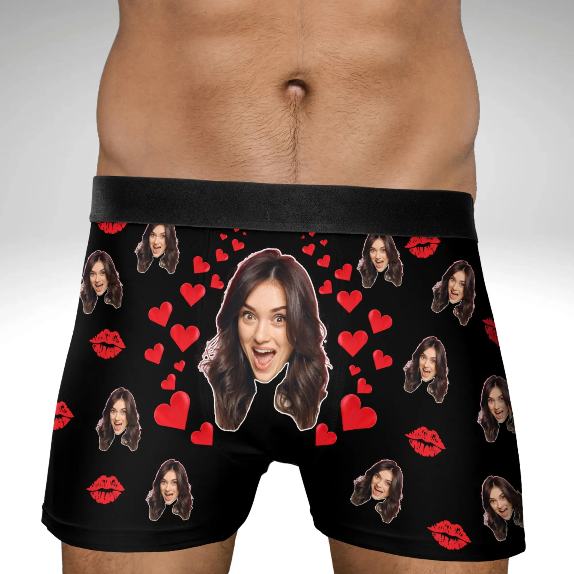 Custom Men's Boxer Briefs Personalized Photo Gift for Boyfriend Husband Face Briefs Custom Man Boxer Briefs Valentine's Day Gift 3