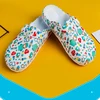 Print Medical Clogs Slip Resistant Doctor and Nurse Slippers Ultra Light Dentist Veterinary Footwear Premium Surgical Shoes YC-1 2