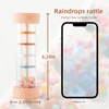 Montessori Toy Baby Rain Stick Rainbow Hourglass Rain Music Rattle Toy Kids Simulation Rain Sounder Sensory Educational Toy Gift 5