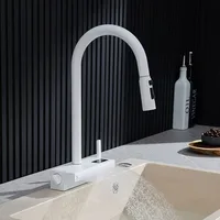 จอแสดงผลดิจิตอลอัจฉริยะ Feiyu น้ําตกผักอ่างล้างหน้า Universal Pull-OUT SINGLE Hole ห้องครัวก๊อกน้ําร้อนและเย็น 4