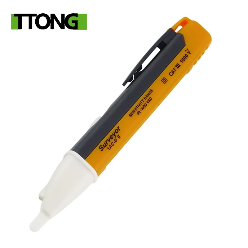 Voltage Detector Voltage Detection Pen Electric Indicator LCD Sensor Socket Wall Non-contact Ac Voltage Detector Power Outlet Instrument 90-1000v