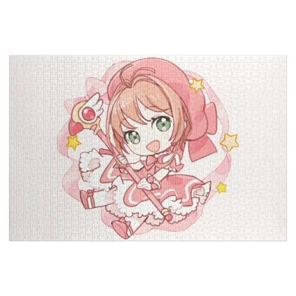Cardcaptor Chibi Sakura Chan Jigsaw Puzzle Customizeds For Kids Personalized Photo Gift Puzzle