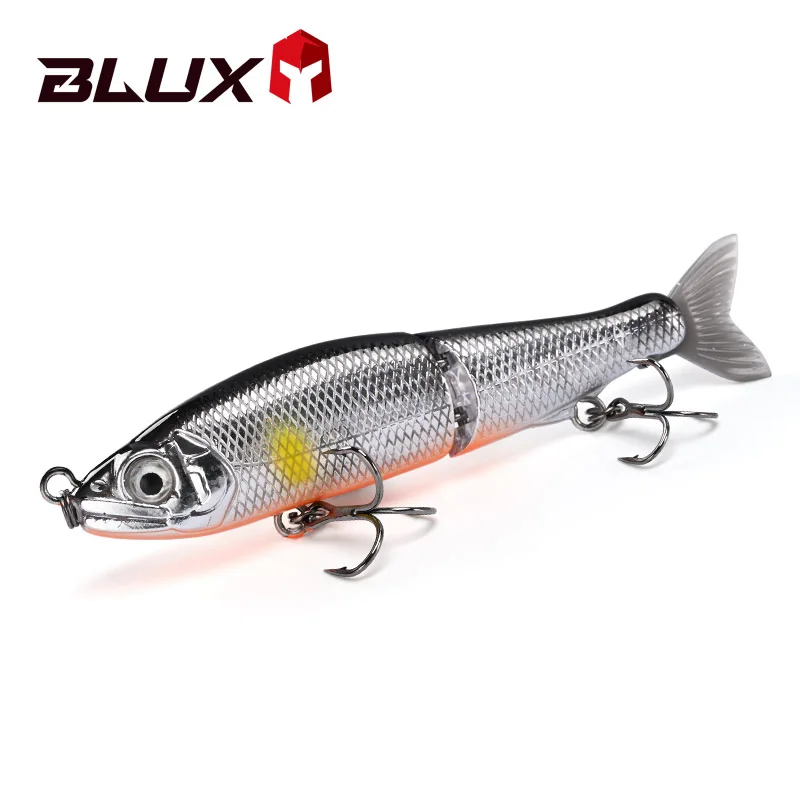 BLUX JACK CLAW-señuelo de pesca flotante lento, 70mm, 4,2g, Swimbait articulado, pececillo, Wobbler, cebo duro Artificial para Lucio, trucha